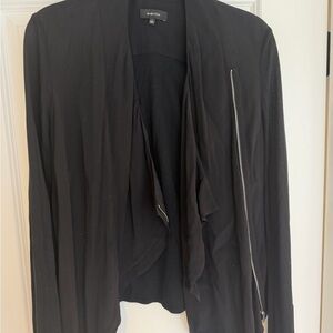 Aritzia Babaton Black Drape Blazer